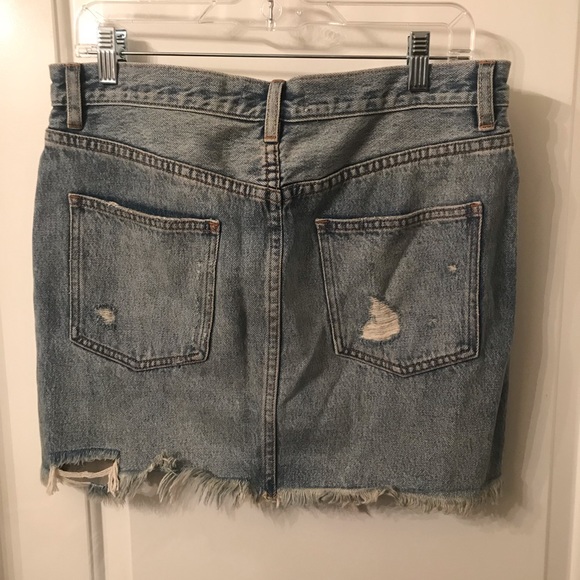 Free People denim skirt - Picture 2 of 3